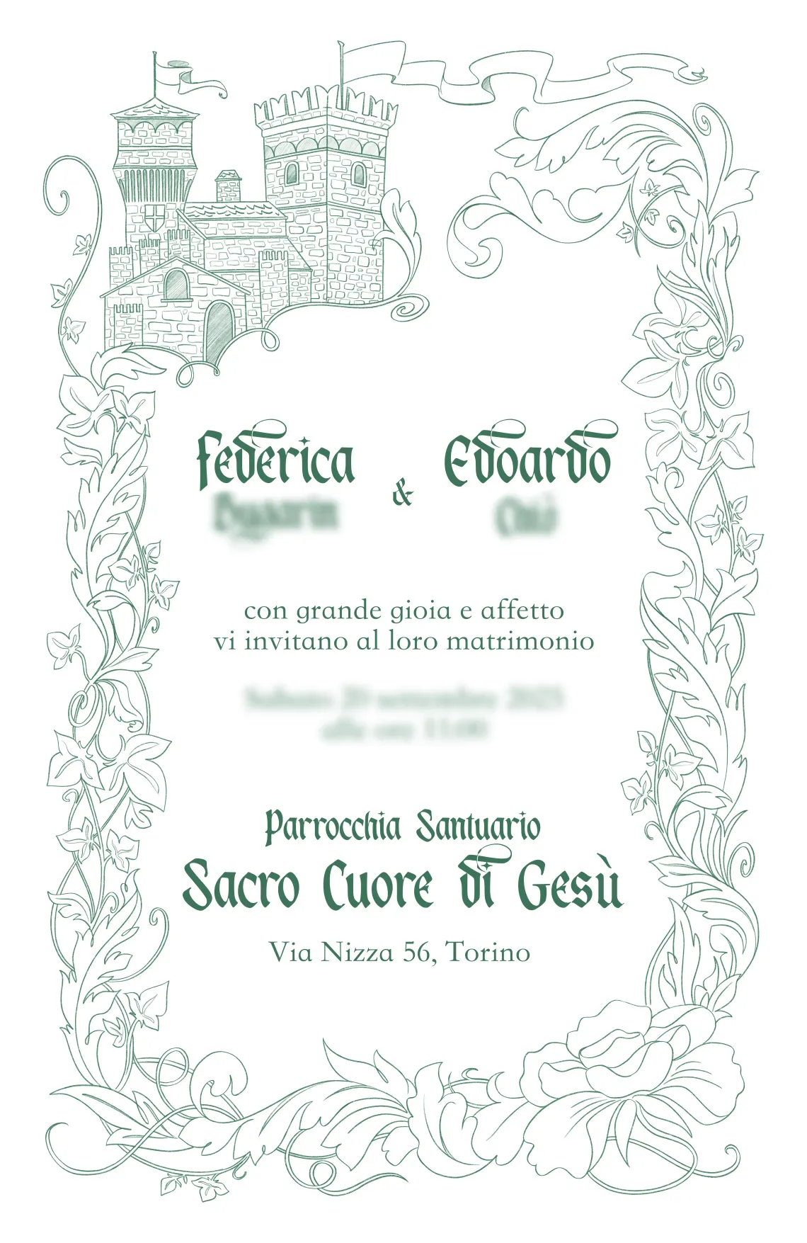 Partecipazioni di Federica & Edoardo