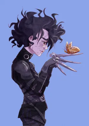 Edward Scissorhands (Six characters challenge 2021)