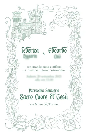 Partecipazioni di Federica & Edoardo